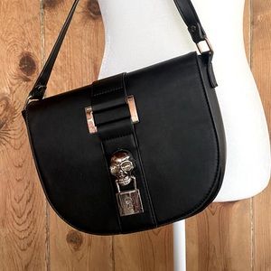 Killstar Zeta Handbag with Skull Lock Motif